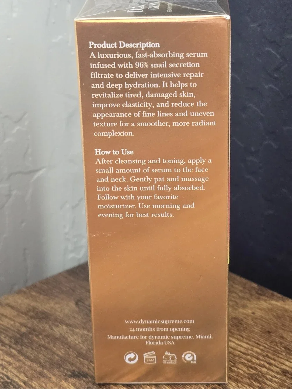 Pure Snail Repair Serum BY DYNAMIC GEMSTONE — *BRAND NEW & SEALED*